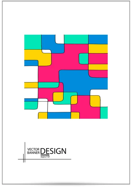 Streszczenie kontekstu geometrycznego. — Wektor stockowy