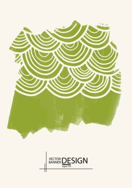 Sulu Boya eleman ile arka plan.