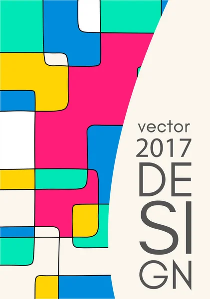 Plantillas de diseño abstracto . — Archivo Imágenes Vectoriales