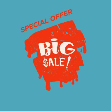 Renk arka plan ile izole Satılık damgası