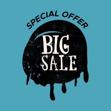 Renk arka plan ile izole Satılık damgası