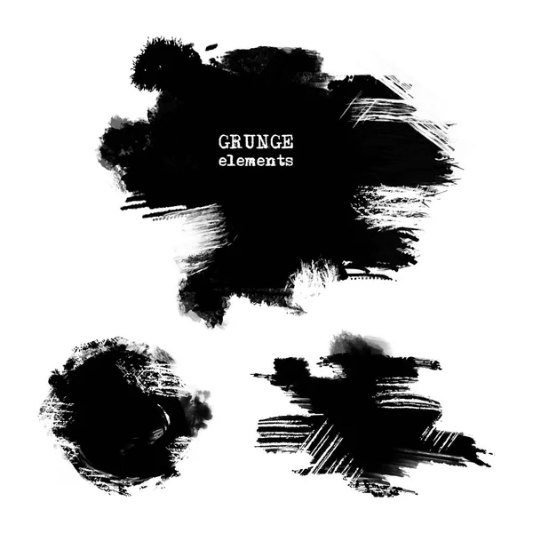 Brosses vectorielles grunge — Image vectorielle