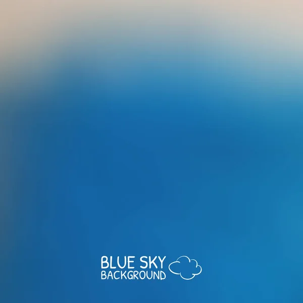 Błękitne niebo z chmurami. tło programu Illustrator. — Wektor stockowy