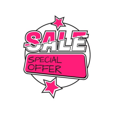 düz tasarım satış etiketleri.