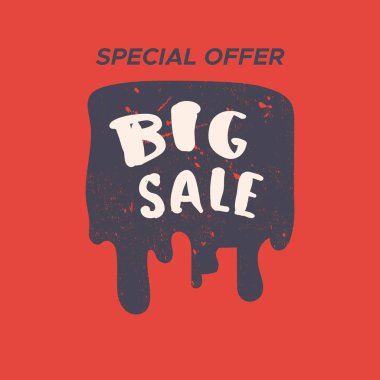 Renk arka plan ile izole Satılık damgası