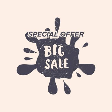 Renk arka plan ile izole Satılık damgası