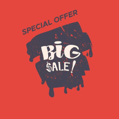 Renk arka plan ile izole Satılık damgası