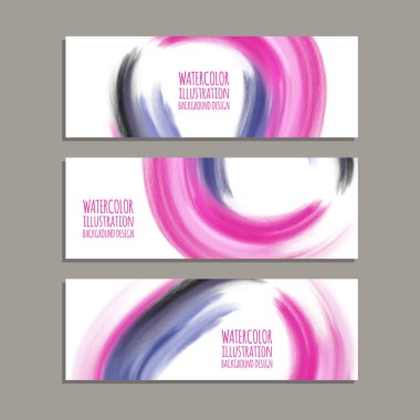 Vektör afiş şekiller collection beyaz izole