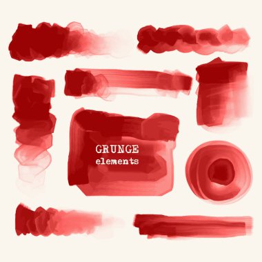 Vektör siyah fırça darbeleri ayarla.