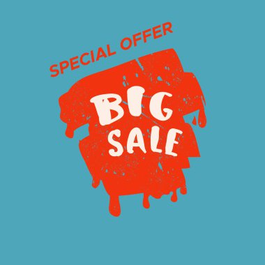 Renk arka plan ile izole Satılık damgası