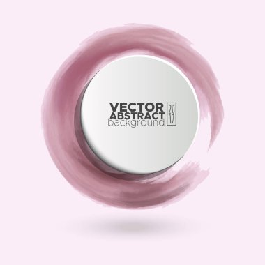 Renk mürekkep kontur beyaz yuvarlak