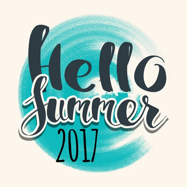 stock vector lettering composition of Summer