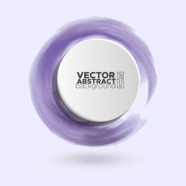 Renk mürekkep kontur beyaz yuvarlak