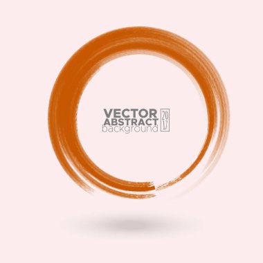 Renk mürekkep kontur beyaz yuvarlak