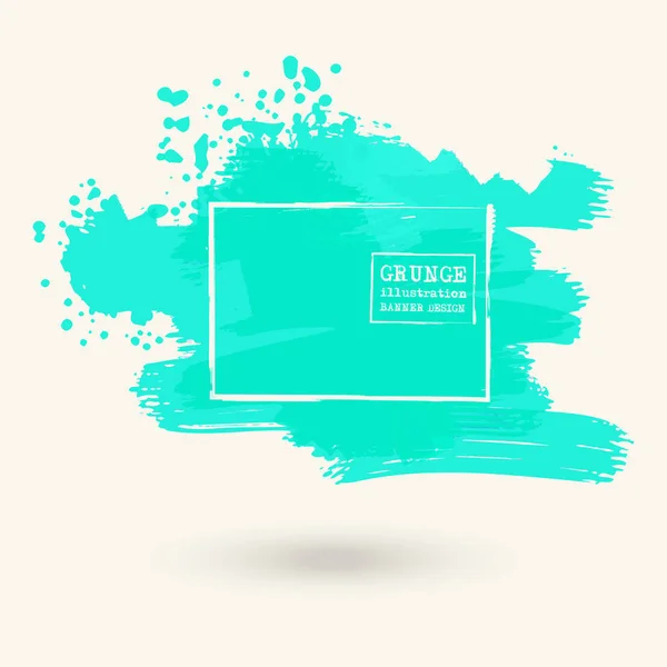 Manchas de tinta de color, fondo blanco — Vector de stock