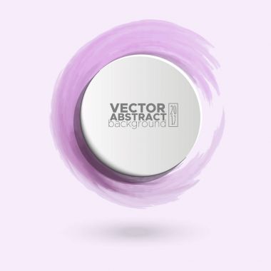 Renk mürekkep kontur beyaz yuvarlak