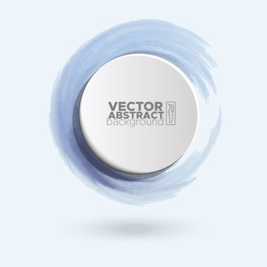 Renk mürekkep kontur beyaz yuvarlak