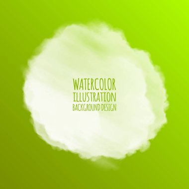 Sulu Boya bulutlar tasarımı için. vektör