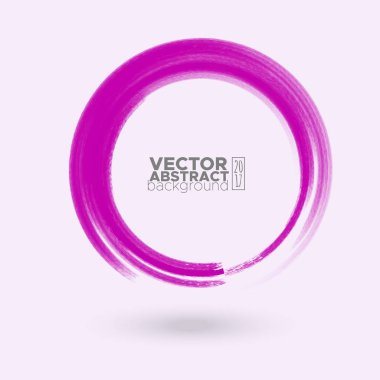 Renk mürekkep kontur beyaz yuvarlak