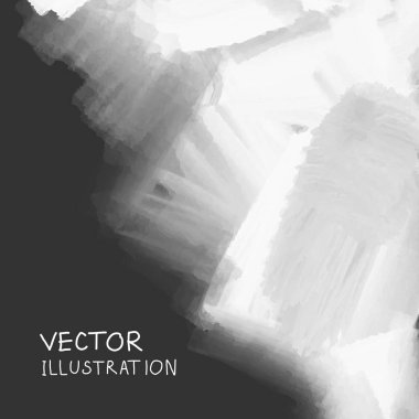 Duman bulutu arka plan üzerinde siyah