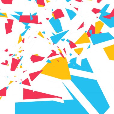 Trendy düz geometrik arka plan.