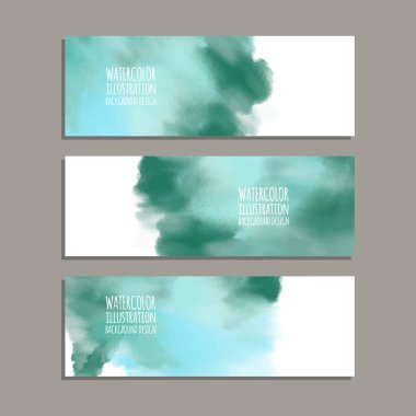 Vektör afiş şekiller collection beyaz izole