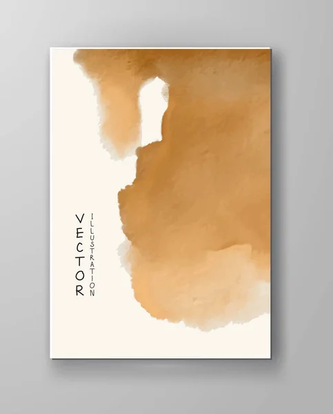 Vektoros illusztráció akvarell bannerek. — Stock Vector