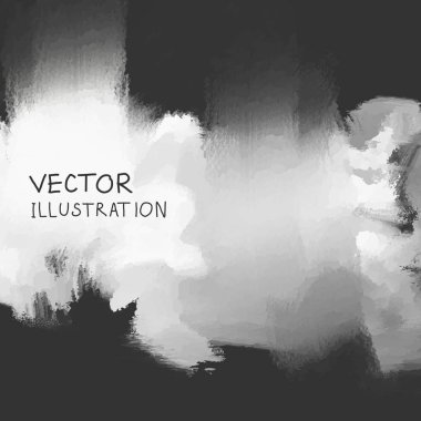 Duman bulutu arka plan üzerinde siyah