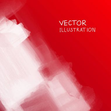 Duman bulutu arka plan üzerinde kırmızı