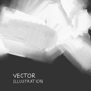 Duman bulutu arka plan üzerinde siyah