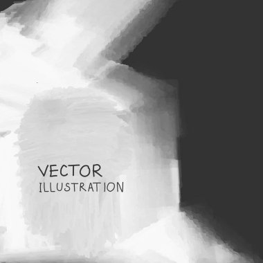 Duman bulutu arka plan üzerinde siyah