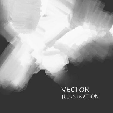 Duman bulutu arka plan üzerinde siyah