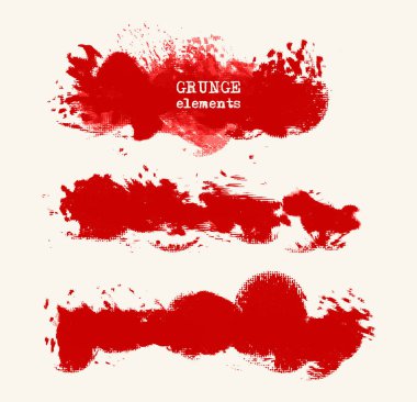 Vektör siyah fırça darbeleri ayarla.