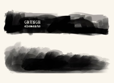 vektör grunge fırçalar