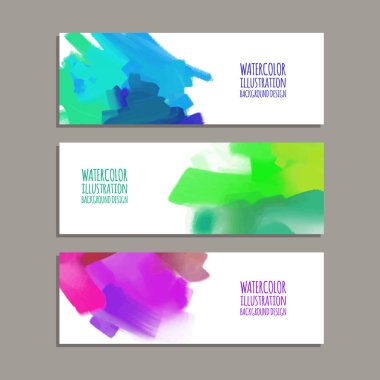 Vektör afiş şekiller collection beyaz izole