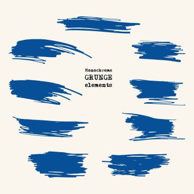 vektör grunge fırçalar