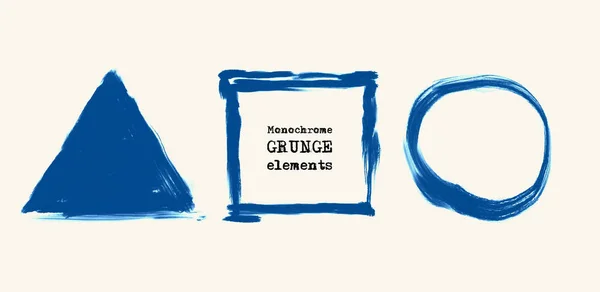 Cepillos grunge vectoriales — Archivo Imágenes Vectoriales