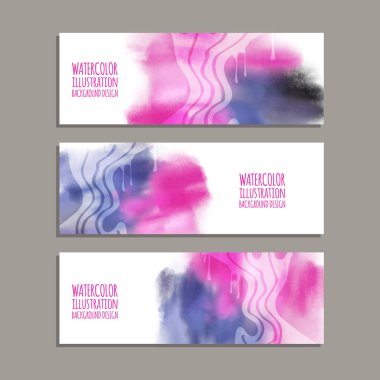 Vektör afiş şekiller collection beyaz izole