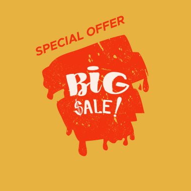 Renk arka plan ile izole Satılık damgası