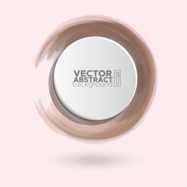 Renk mürekkep kontur beyaz yuvarlak