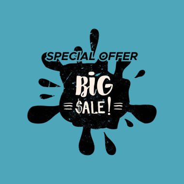 Renk arka plan ile izole Satılık damgası