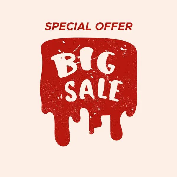 Renk arka plan ile izole Satılık damgası