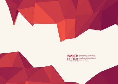 Vektör renk üçgen tasarım şablonları broşürler