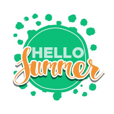 Merhaba yaz renk çemberi.