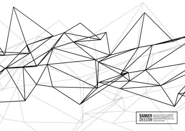 Tel kafes kafes öğe ile üçgen şekiller.