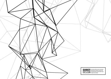 Tel kafes kafes öğe ile üçgen şekiller.