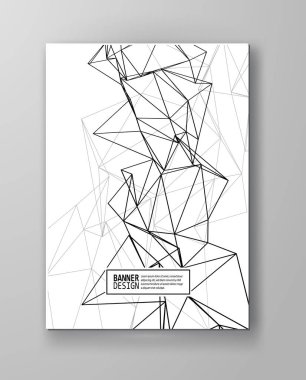 Tel kafes kafes öğe ile üçgen şekiller.