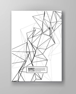 Tel kafes kafes öğe ile üçgen şekiller.