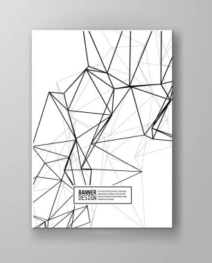 Tel kafes kafes öğe ile üçgen şekiller.