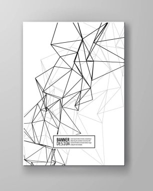 Tel kafes kafes öğe ile üçgen şekiller.